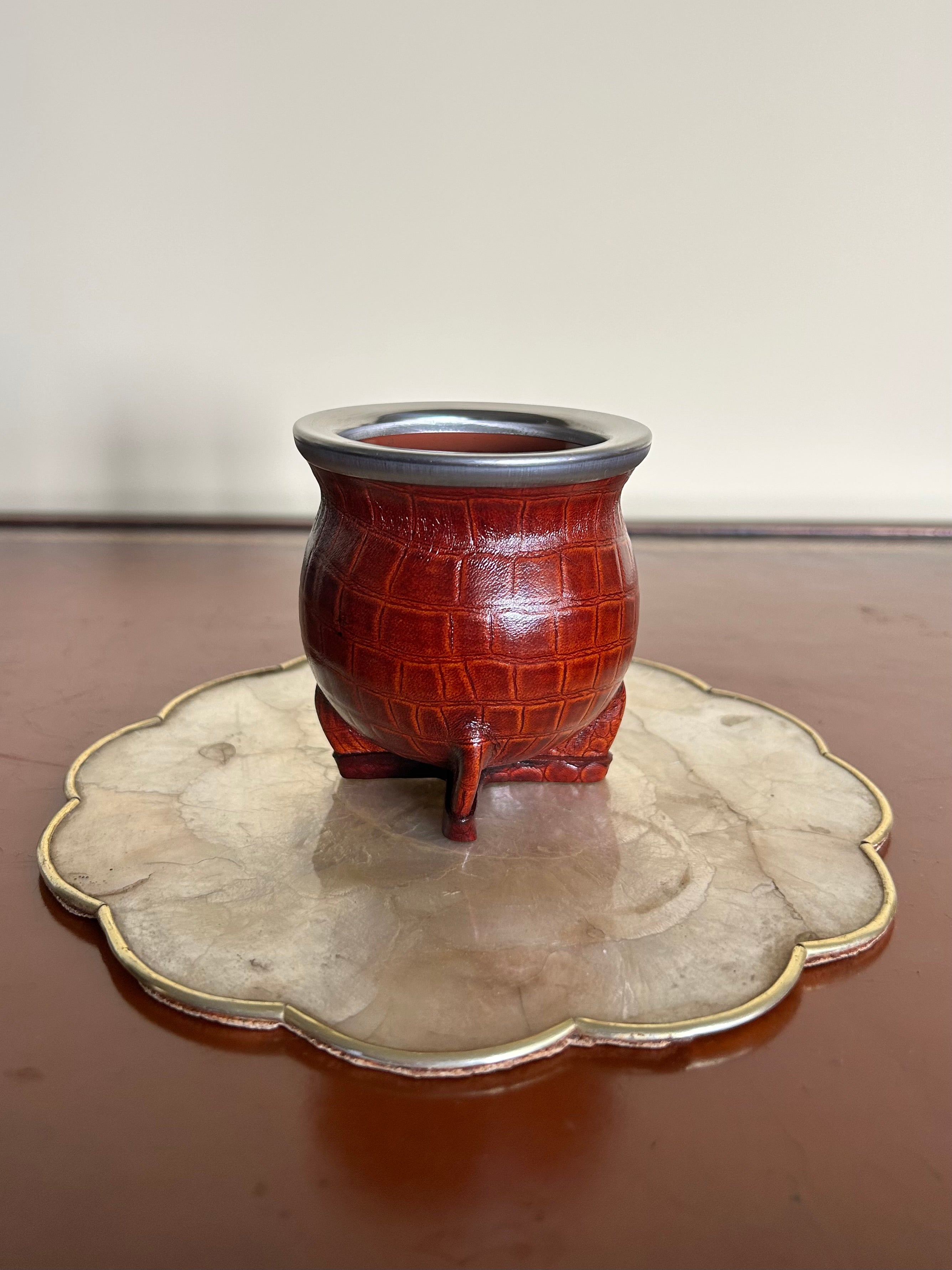 マテ壺　CAMIONERO PREMIUM RED Ceramic Camionero – Tomas Yerba Mate
